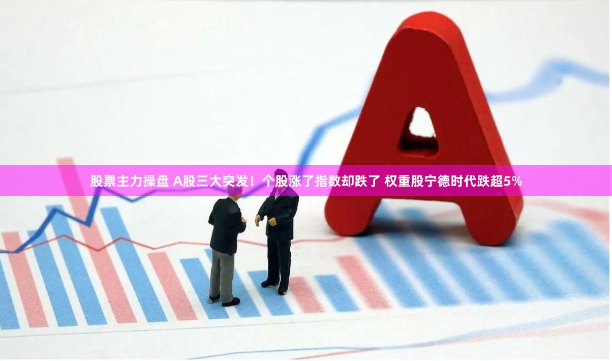 股票主力操盘 A股三大突发！个股涨了指数却跌了 权重股宁德时代跌超5%